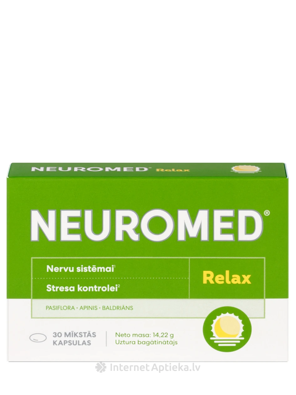Neuromed relax, 30 mīkstas kapsulas | internetaptieka.lv