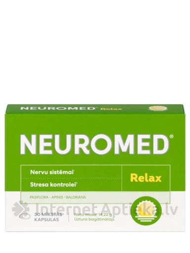 Neuromed relax, 30 мягких капсул | internetaptieka.lv