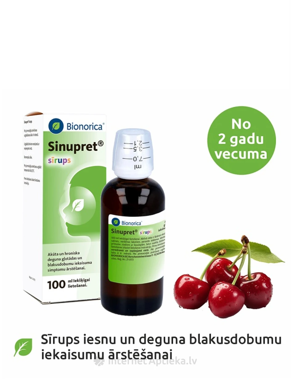 Sinupret sīrups, 100 ml | internetaptieka.lv