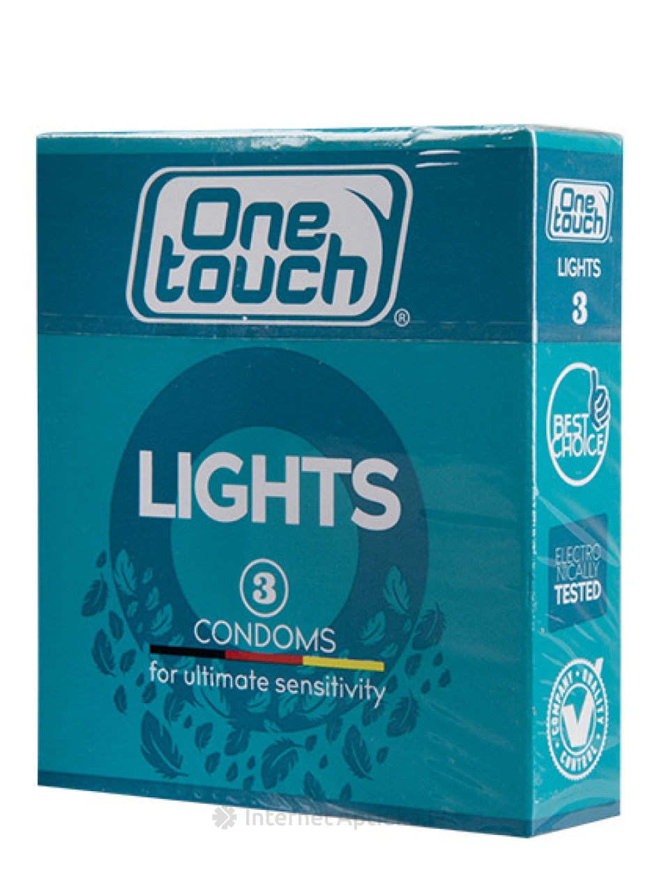 One Touch Lights презервативы, 3 шт. | internetaptieka.lv