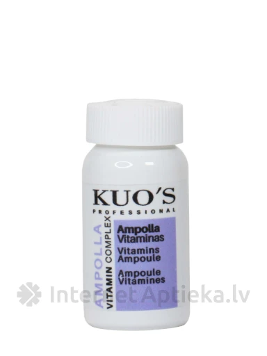 KUO`S VITAMIN COMPLEX Taastavad Juukseampullid, 10x6 ml | internetaptieka.lv