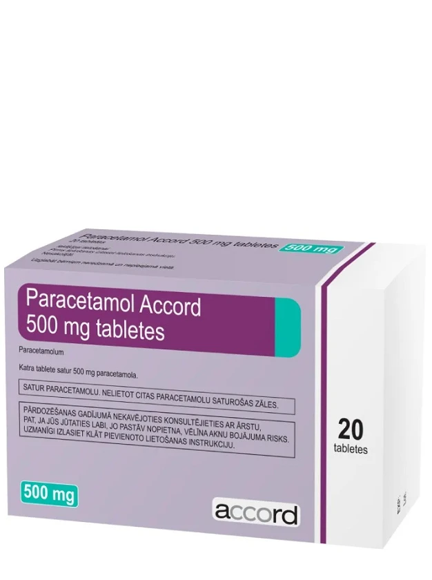 Paracetamol Accord 500 mg tabletes