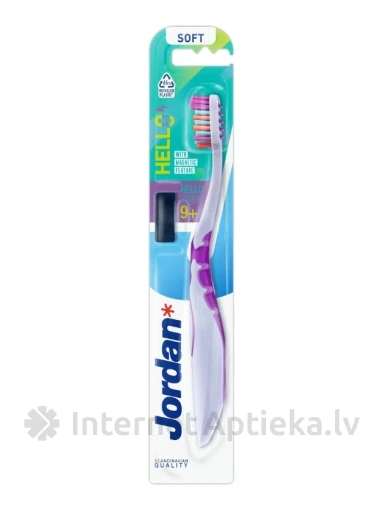 JORDAN zobu birste Step 9+ gadi mīksta, 1 gb. | internetaptieka.lv