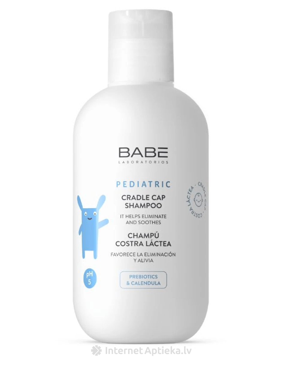Babē Pediatric детский шампунь для сухой кожи головы (от себорейных корочек), 200 мл | internetaptieka.lv