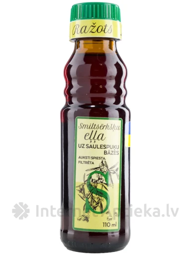 Smiltsērkšķu eļļa uz saulespuķu eļļas bāzes, 110 ml | internetaptieka.lv