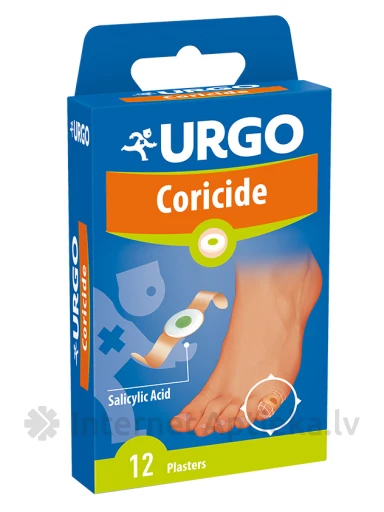Urgo Coricide plāksteri varžacīm, 12 gb. | internetaptieka.lv