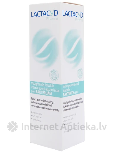 Lactacyd Pharma Antibacterial антибактериальное мыло для интимной гигиены, 250 мл | internetaptieka.lv