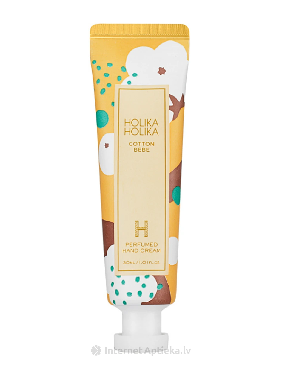 Крем для рук Holika Holika Cotton Bebe с ароматом хлопка, 30 мл | internetaptieka.lv