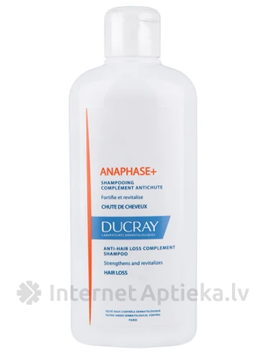 DUCRAY ANAPHASE+ ШАМПУНЬ, 400 МЛ | internetaptieka.lv