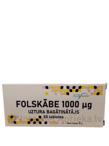 Folskābe 1 mg, 50 tabletes | internetaptieka.lv