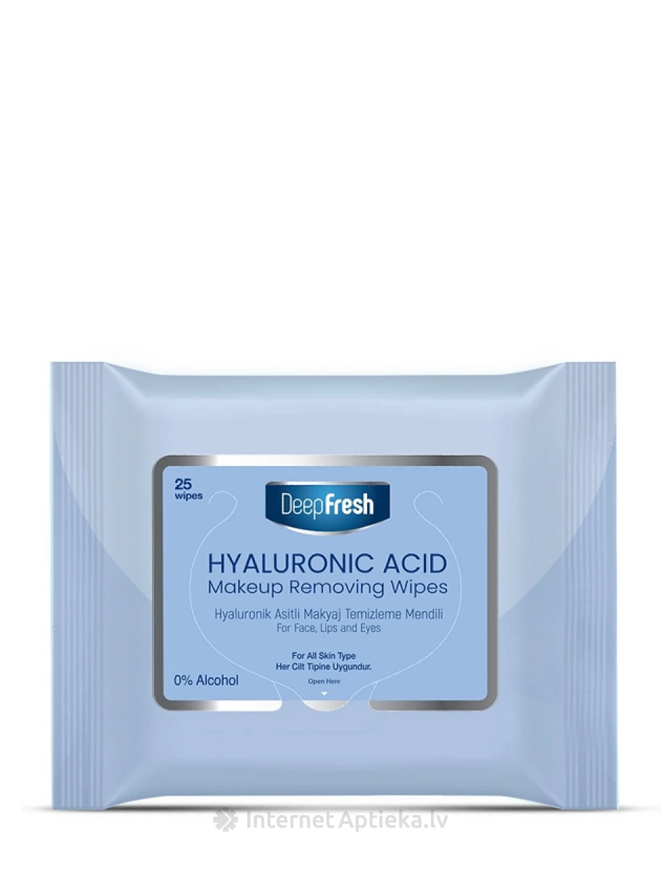 White Day Hüaluroonhappega niisked salvrätikud meigi eemaldamiseks, 25 tk. | internetaptieka.lv