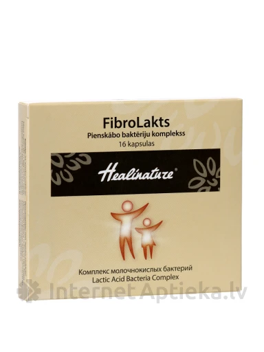 Healinature FibroLakts, 16 kapsulas | internetaptieka.lv
