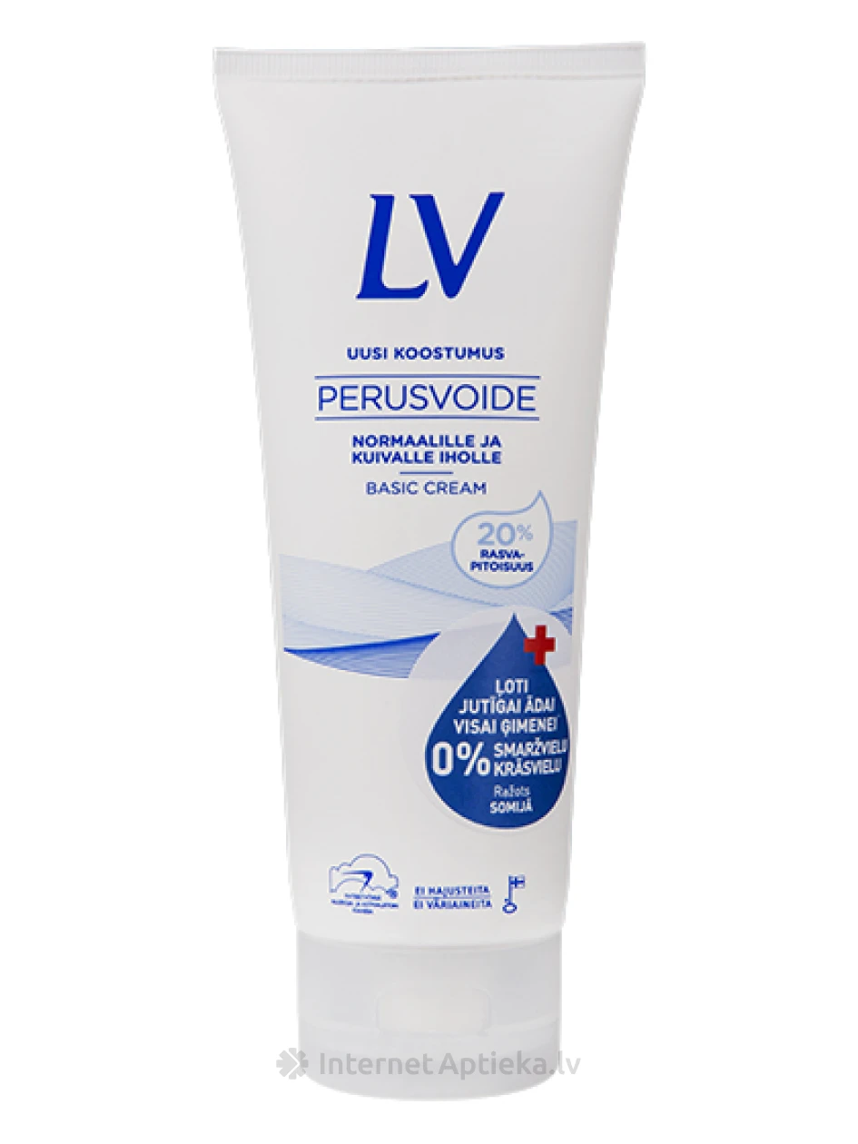 LV Базовый крем для чувствительной кожи, 200 мл | internetaptieka.lv