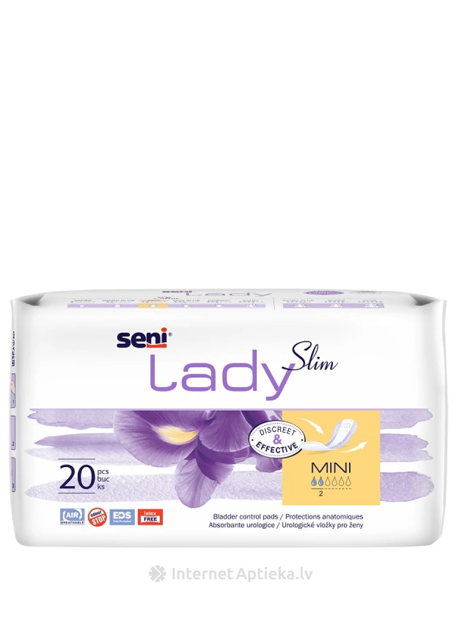 Vintage Lady Mini Plus sisetükid, 20 tk. | internetaptieka.lv