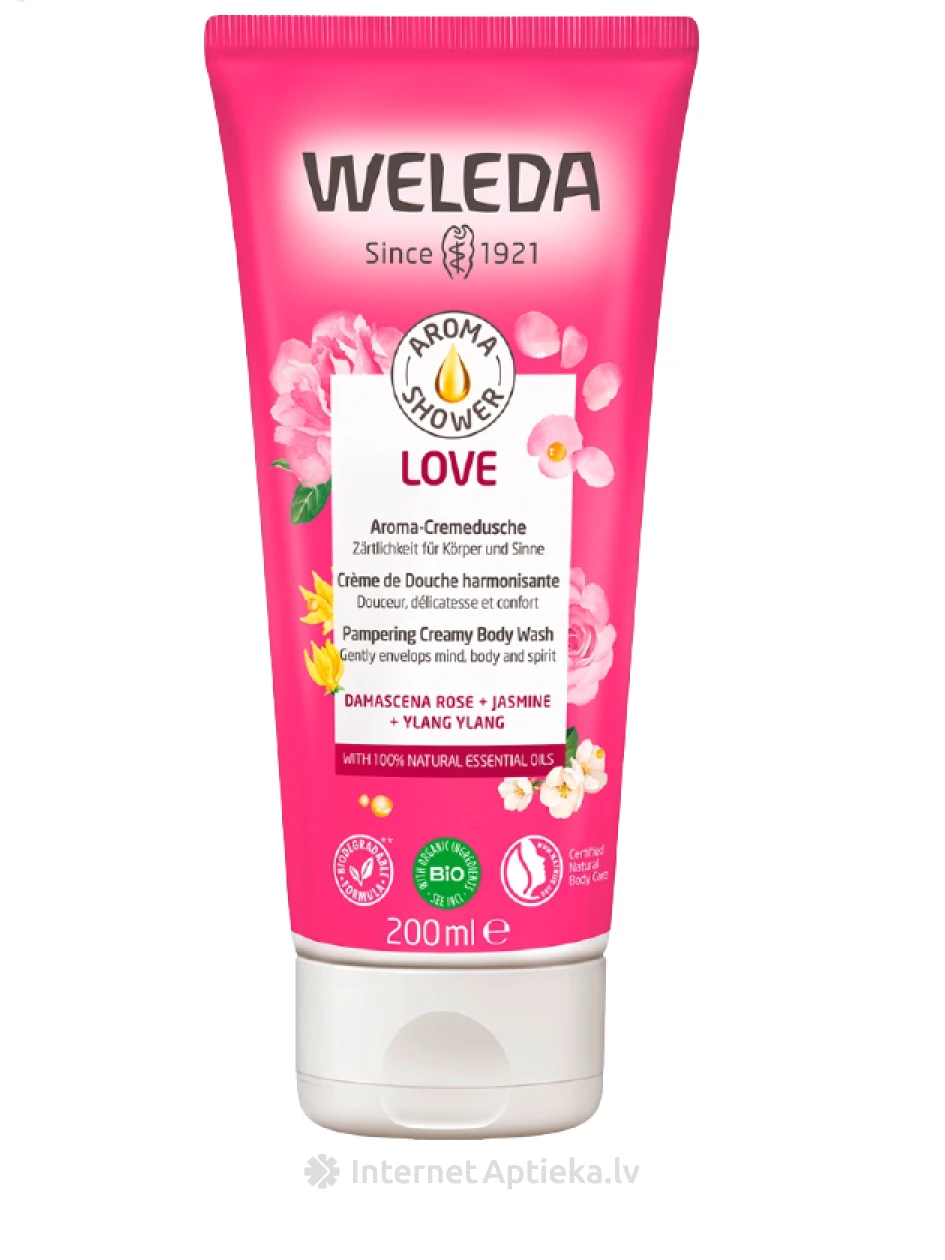 Weleda aroomidušš love dušikreem, 200 ml | internetaptieka.lv