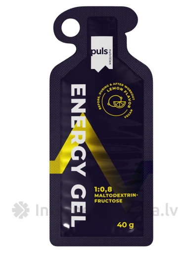 Puls Энергетический гель с лимоном, 40 г | internetaptieka.lv
