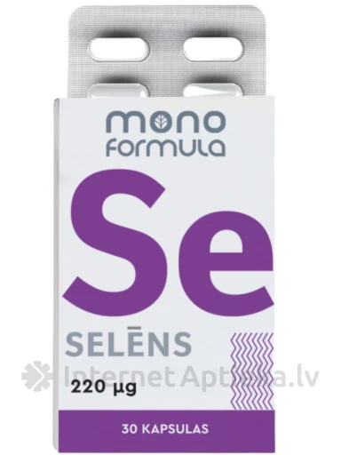 Mono Formula - Selēns, 30 kapsulas | internetaptieka.lv