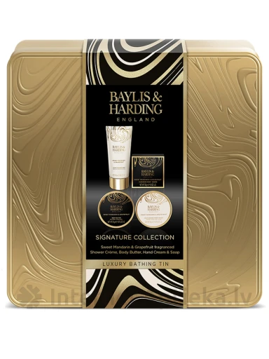 Baylis & Harding Sweet Mandarin & Grapefruit Luxury Bathing Tin dāvanu komplekts | internetaptieka.lv