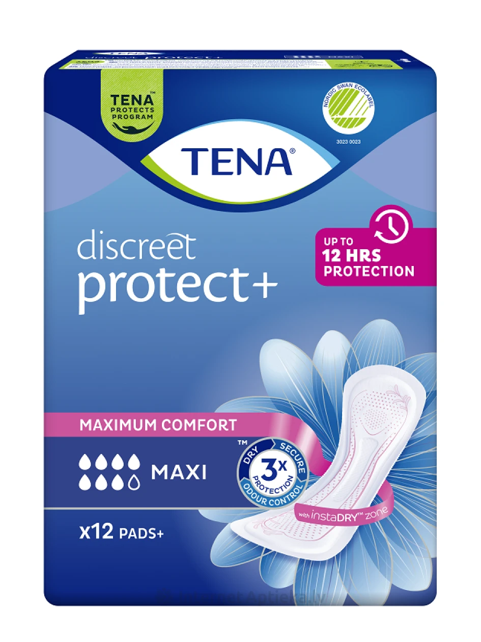 Tena Discreet Lady Maxi прокладки, 12 шт. | internetaptieka.lv
