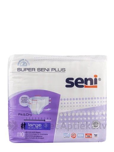 Seni Super Plus Large autiņbiksītes, 10 gb. | internetaptieka.lv