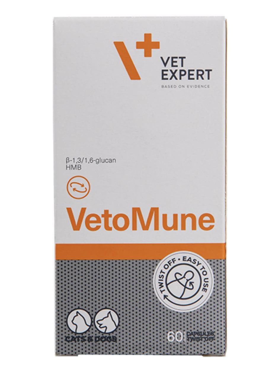 VetExpert VetoMune для имунитета собак, кошек, 60 таблеток | internetaptieka.lv