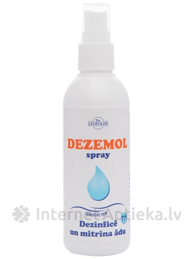 DEZEMOL sprejs dezinficē un mitrina ādu, 100 ml | internetaptieka.lv
