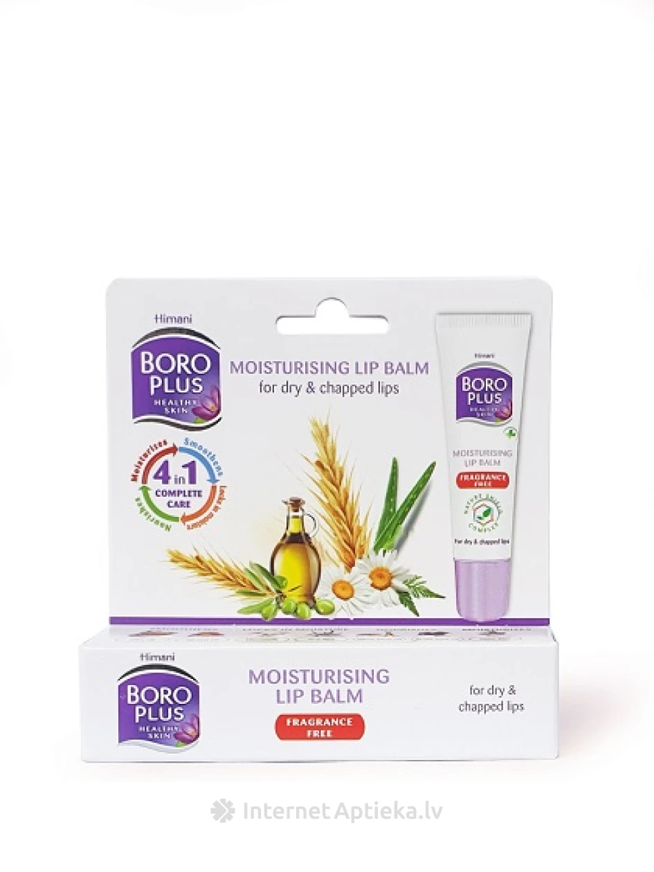 BORO PLUS lõhnatu huulepalsam, 10 ml | internetaptieka.lv