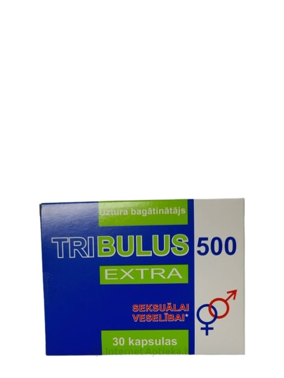 Tribulus 500 extra, 30 kapsulas | internetaptieka.lv