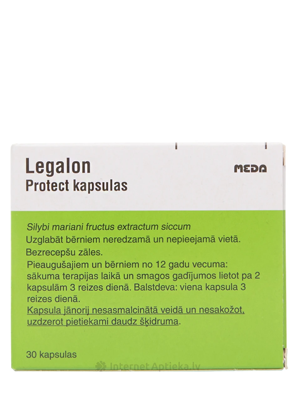 Legalon Protect Madaus, 30 kapslit | internetaptieka.lv