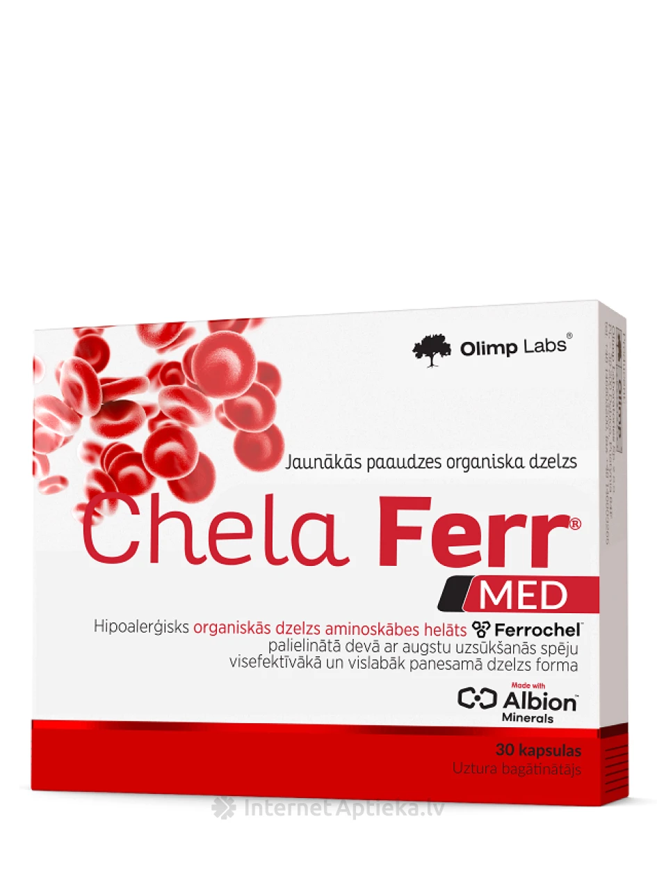 Olimp Labs Chela - Ferr Med, 30 kapsulių | internetaptieka.lv