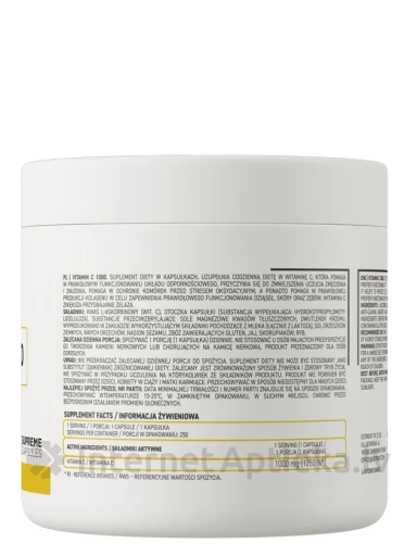 OstroVit Kapsulas Vitamin C 1000 mg, 250 gb. | internetaptieka.lv