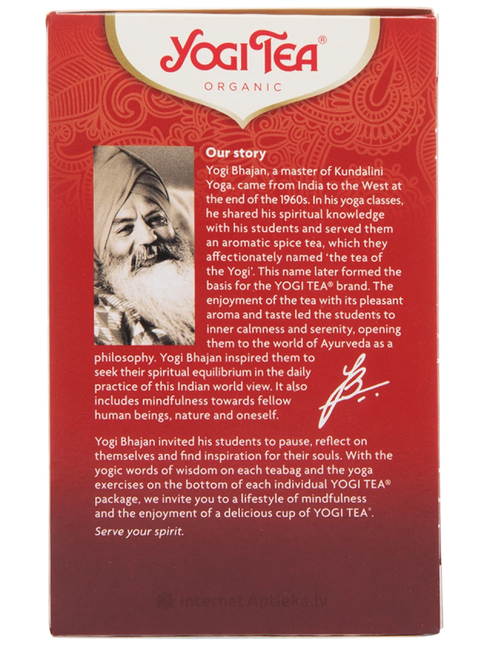 Tēja Yogi Classic, 37.4 g | internetaptieka.lv