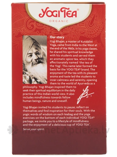 Tēja Yogi Classic, 37.4 g | internetaptieka.lv