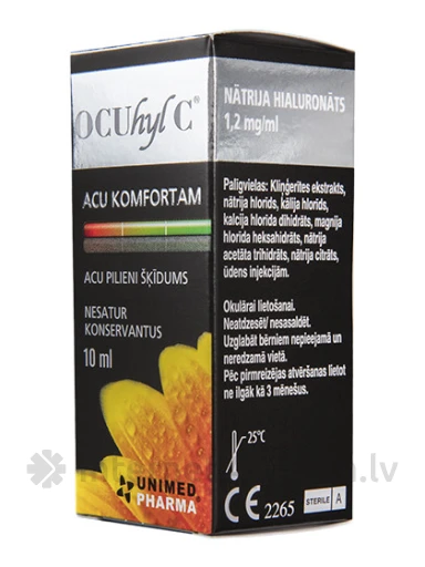 OCUhyl C глазные капли, 10 мл | internetaptieka.lv
