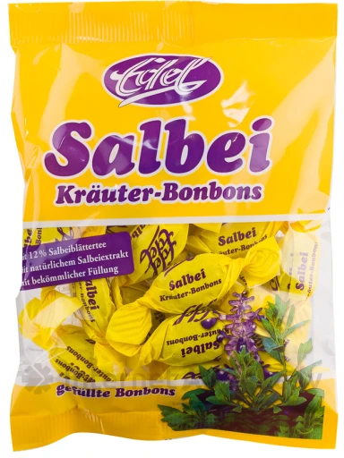 EDEL конфеты  от кашля с шалфеем, 100 г | internetaptieka.lv