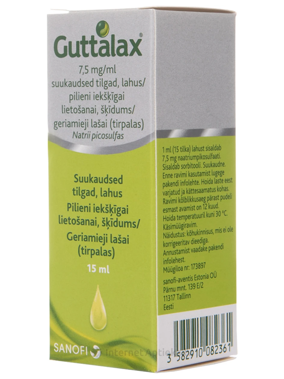 Guttalax pilieni, 15 ml | internetaptieka.lv