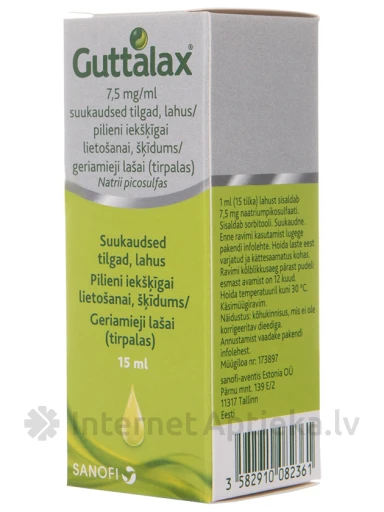 Guttalax pilieni, 15 ml | internetaptieka.lv
