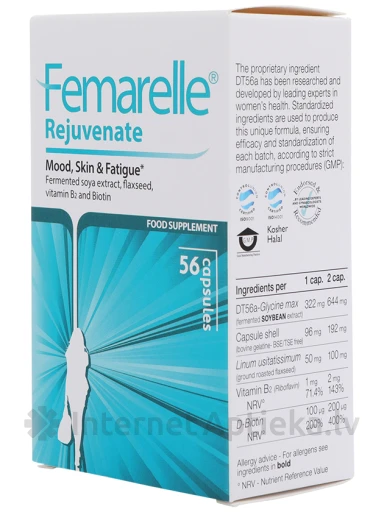 Femarelle Rejuvenate (Atjaunošanās) 40+, 56 kapsulas | internetaptieka.lv