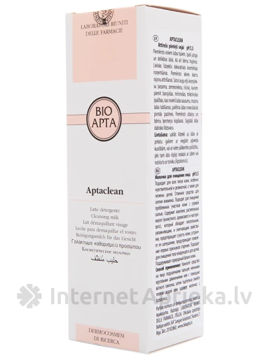 Bioapta Aptaclean attīrošs pieniņš sejai, 150 ml | internetaptieka.lv