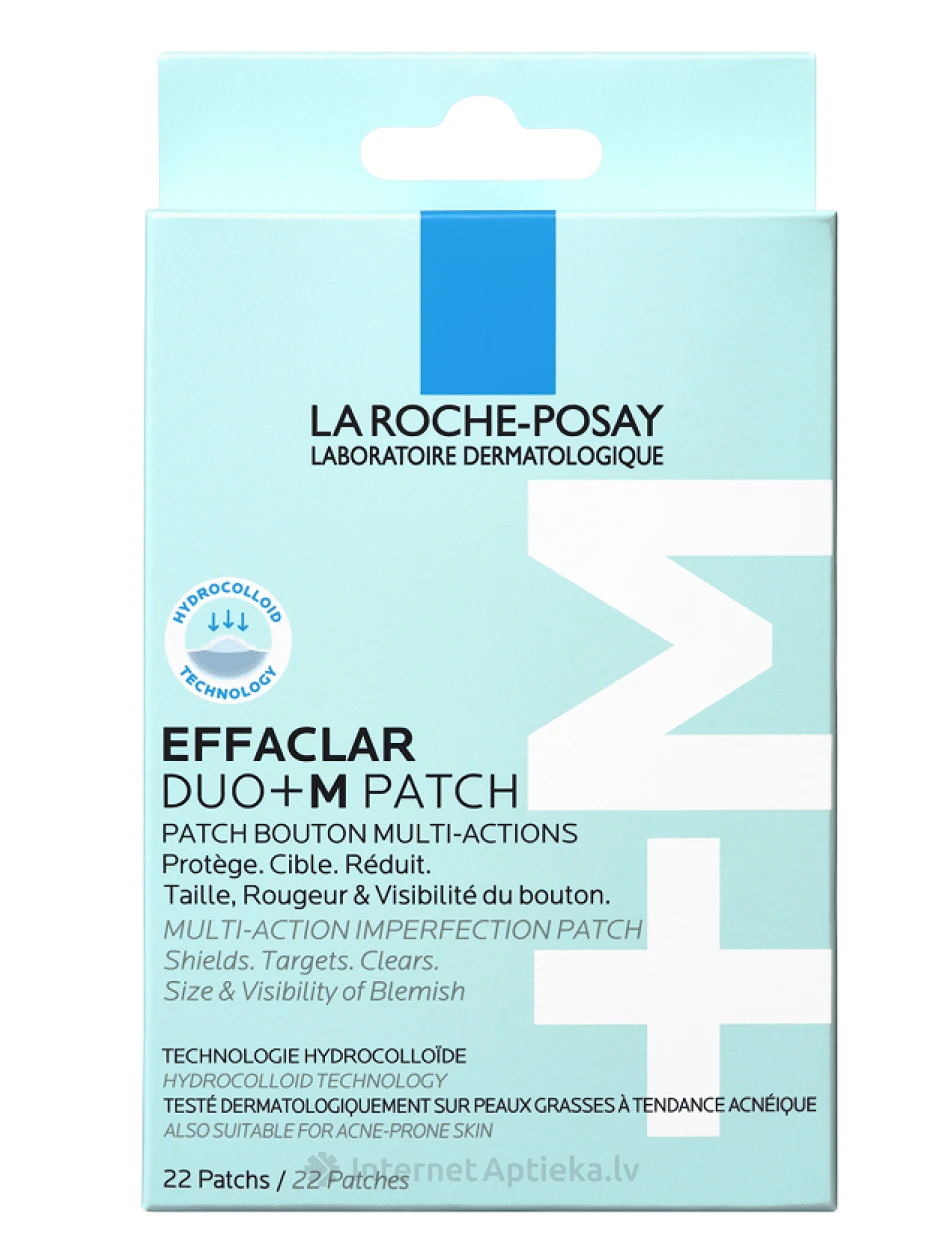 La Roche Posay EFFACLAR DUO+M plāksteri, 22 gb. | internetaptieka.lv