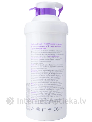 EPADERM крем, 500 г | internetaptieka.lv