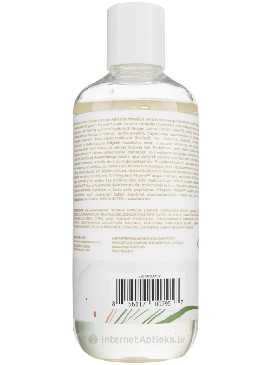 RICH Pure Luxury Увлажняющий гель для душа с древесным ароматом, 280 мл | internetaptieka.lv