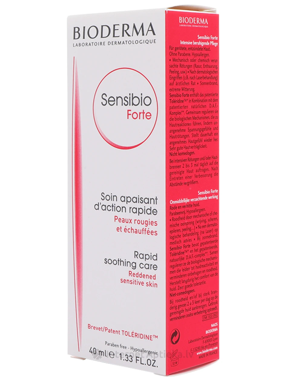 Bioderma Sensibio Forte крем, 40 мл | internetaptieka.lv