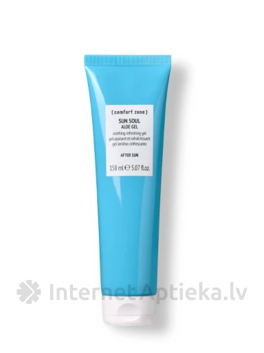 COMFORT ZONE SUN SOUL Nomierinošs alvejas gels pēc sauļošanas, 150 ml | internetaptieka.lv
