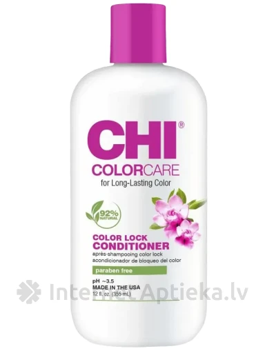 CHI COLORCARE Color Lock Kondicionieris, 355 ml | internetaptieka.lv