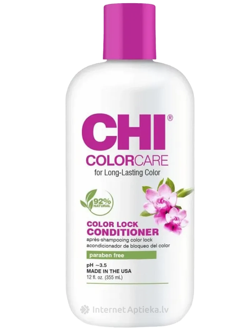 CHI COLORCARE Color Lock Kondicionieris, 355 ml | internetaptieka.lv