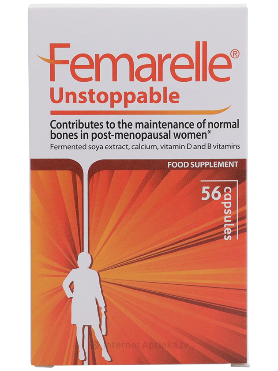 Femarelle Unstoppable (Неостановимая), 56 капсул | internetaptieka.lv