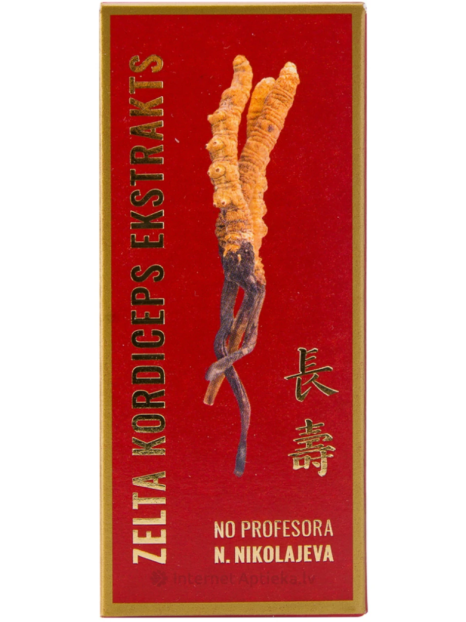 Kordiceps kuldne tinktuur, 50 ml | internetaptieka.lv