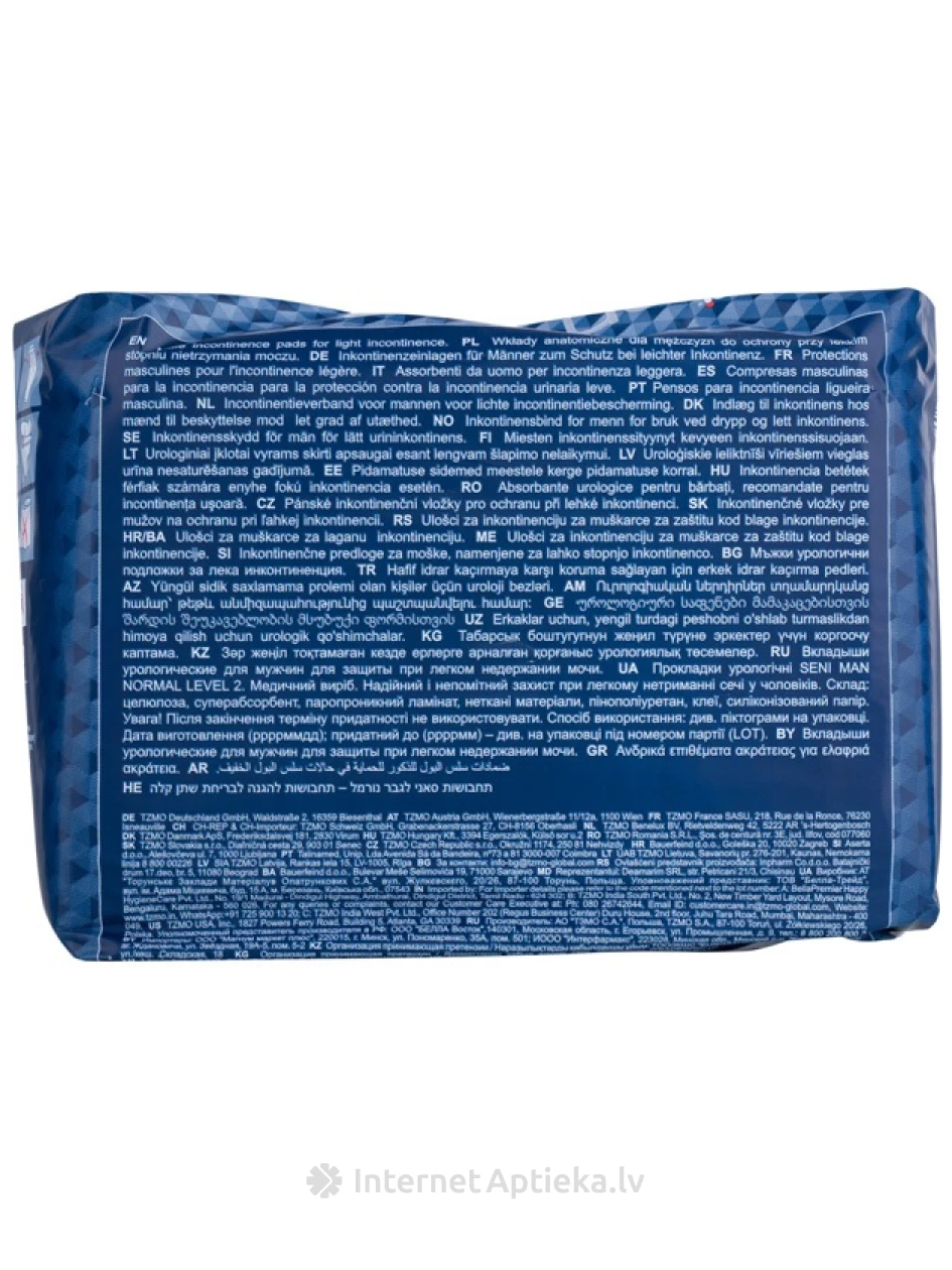 Seni Man Normal, level 2 ieliktņi, 15 gb. | internetaptieka.lv