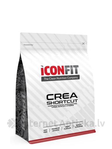 ICONFIT CREA Shortcut (Performance Boost Mix) яблочный вкус, 1 кг | internetaptieka.lv